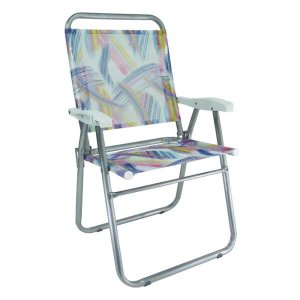 Cadeira Alumínio Reforçada Cancun Plus Colors Aquarela Zaka 120kg