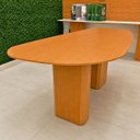 Ver imagem 2 de Mesa de Jantar Orgânica Cora 135x90cm Base Duplo
