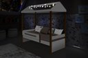 Ver imagem 5 de Cama Solteiro Design Montessoriano Sara Acompanha Led