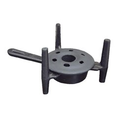 Fogareiro de Ferro Fundido a Álcool para Bifeteiras 15cm - 1