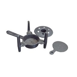 Fogareiro de Ferro Fundido a Álcool para Bifeteiras 15cm - 2