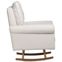 Ver imagem 4 de Poltrona de Amamentação com Balanço Base Milka Encanto D02 Bouclê Off White C-200 - Lyam Decor