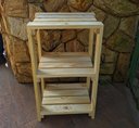 Ver imagem 2 de Estante Sapateira com 3 Prateleiras de Madeira Pinus 40x30