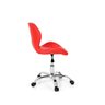 Cadeira Office Eiffel Slim Base Giratória - Vermelha - 3
