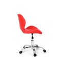 Ver imagem 3 de Cadeira Office Eiffel Slim Base Giratória - Vermelha
