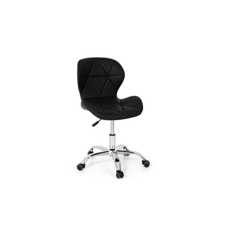 Cadeira Office Eiffel Slim Base Giratória - Preta