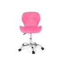 Ver imagem 2 de Cadeira Office Eiffel Slim Base Giratória - Rosa