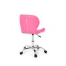 Cadeira Office Eiffel Slim Base Giratória - Rosa - 4