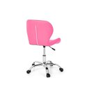 Ver imagem 4 de Cadeira Office Eiffel Slim Base Giratória - Rosa