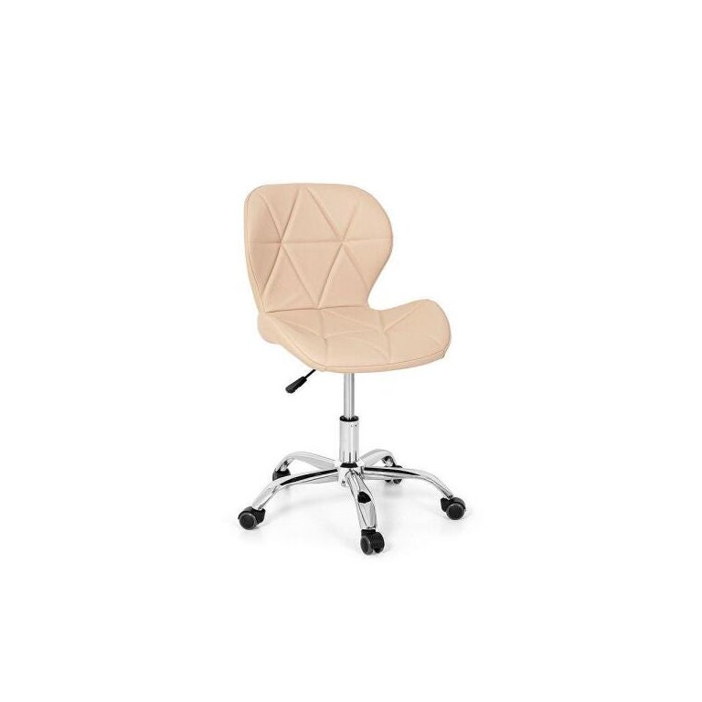 Cadeira Office Eiffel Slim Base Giratória - Nude