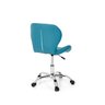 Cadeira Office Eiffel Slim Base Giratória - Turquesa - 4