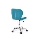 Ver imagem 4 de Cadeira Office Eiffel Slim Base Giratória - Turquesa