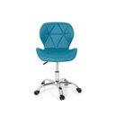 Ver imagem 2 de Cadeira Office Eiffel Slim Base Giratória - Turquesa