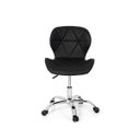 Ver imagem 3 de Conjunto 2 Cadeiras Office Eiffel Slim Base Giratória - Preta