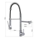 Ver imagem 5 de Torneira Cozinha Gourmet Monocomando Duo Spray Mesa ME01L Doan