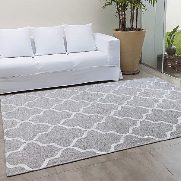 Tapete Retangular Indiano Katmandu Niazitex 2,40Mx3,40M - 2