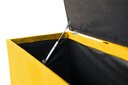 Ver imagem 3 de Puff Baú Decorativo - 1,20cm - Amarelo