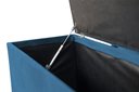 Ver imagem 3 de Puff Baú Decorativo - 1,20cm - Azul Aço