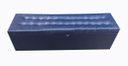 Ver imagem 1 de Recamier Puff Baú Beira de Cama Box Padrão 138cm - Azul Marinho Corino