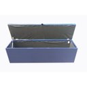 Ver imagem 3 de Recamier Puff Baú Beira de Cama Box Padrão 138cm - Azul Marinho Corino