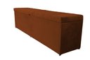 Ver imagem 1 de Recamier Puff Baú Beira de Cama Box Padrão 1,38m - Marrom-camurça