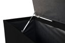 Ver imagem 3 de Recamier Puff Baú Beira de Cama Box Padrão 138cm - Preto