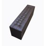 Recamier Puff Baú Calçadeira para Cama Box Padrão 138cm - Marrom Corino - 1