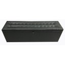 Ver imagem 2 de Puff Baú Decorativo - 1,20 Cm - Preto Corino