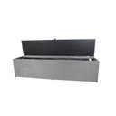 Ver imagem 2 de Recamier Puff Baú Calçadeira de Cama Queen Size - 1,60cm - Cinza