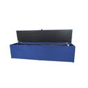 Ver imagem 2 de Recamier Puff Baú Calçadeira de Cama Queen Size - 1,60cm - Azul-royal