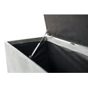 Ver imagem 3 de Recamier Puff Baú Calçadeira para Cama Queen Size 1,60cm - Cinza-claro