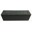 Ver imagem 2 de Recamier Puff Baú Calçadeira - Queen Size - 1,60cm - Preto-corino