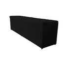 Ver imagem 1 de Recamier Puff Baú Decorativo 1,20cm Preto