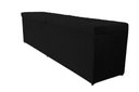 Ver imagem 1 de Recamier Puff Baú Decorativo 1,20cm Preto