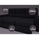 Ver imagem 3 de Sofá 4 Lugares Net Jobim Assento Retrátil e Reclinável 2,30m (L)