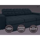 Ver imagem 6 de Sofá 4 Lugares Net Jobim Assento Retrátil e Reclinável 2,30m (L)