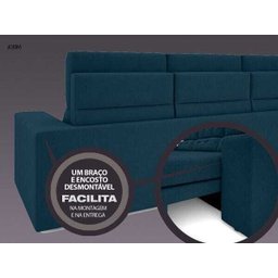 Sofá 4 Lugares Net Jobim Assento Retrátil e Reclinável 2,30m (L) - 7