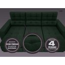 Ver imagem 5 de Sofá 4 Lugares Net Jobim Assento Retrátil e Reclinável 2,30m (L)