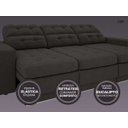 Ver imagem 6 de Sofá 4 Lugares Net Jobim Assento Retrátil e Reclinável 2,30m (L)