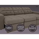 Ver imagem 6 de Sofá 4 Lugares Net Jobim Assento Retrátil e Reclinável 2,30m (L)