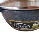 Ver mais imagens de Panela Alumínio Fundido 20 Cm Esmaltada Grafite 5mm Pro
