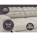 Ver imagem 4 de Sofá 4 Lugares Net Jobim Assento Retrátil e Reclinável 2,30m (L)