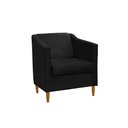 Ver imagem 1 de Poltrona Decorativa Tila Sala Recepção Escritório - Lobo Shopp:preto