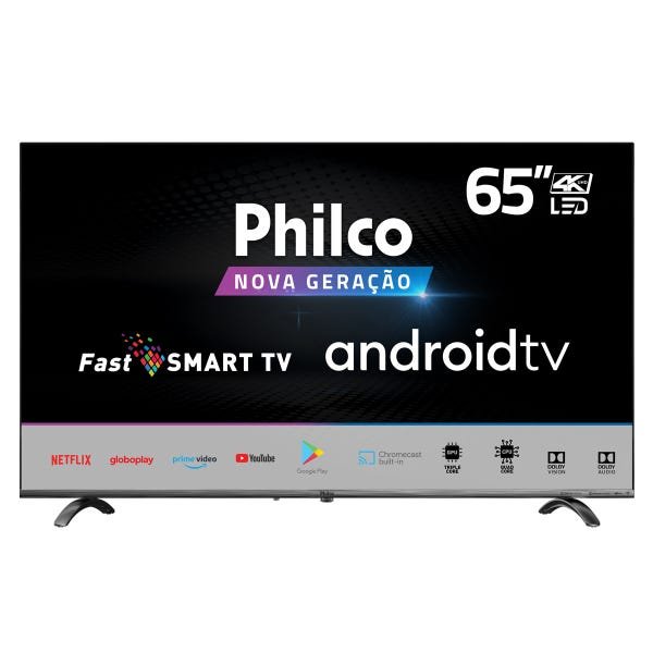 Smart TV PTV65Q20Agbls 4K LED Android - Netflix Bivolt - 1
