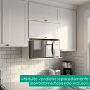 Ver imagem 6 de Armario Aereo Nicho Microondas 80 Cm Unna Branco Poliman