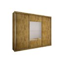 Ver imagem 1 de Guarda Roupa Casal 3 Portas e 4 Gavetas Arezzo Plus Freijo Cumaru - Novo Horizonte