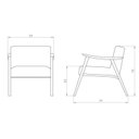 Ver imagem 3 de Kit 2 Poltronas Decorativas Madeira Maciça Assento com Persintas Elásticas Ravena