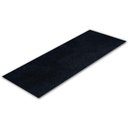 Ver imagem 2 de Tapete Passadeira Grande Aveludado 055x300 Borda sem Costura Preto