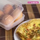 Ver imagem 2 de Organizador de Geladeira Porta Ovos Com Tampa 12 Un Plástico Sanremo