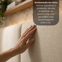 Ver imagem 6 de Cabeceira Modulada King 200 cm Organica com LED Linho Bege Vconcept